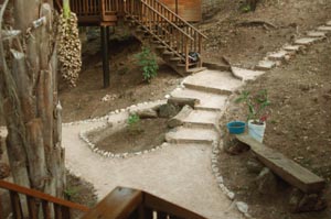 Landscaping around House and Cabana
